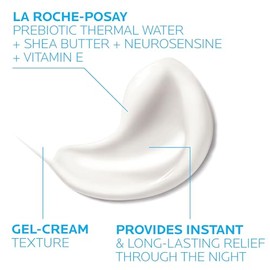 La Roche-Posay Toleriane Ultra Soothing Night Cream for Very Sensitive Skin, 1.35 Fl. Oz.