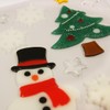 Global Gift Christmas Gel Stickers for Windows - Snowman and