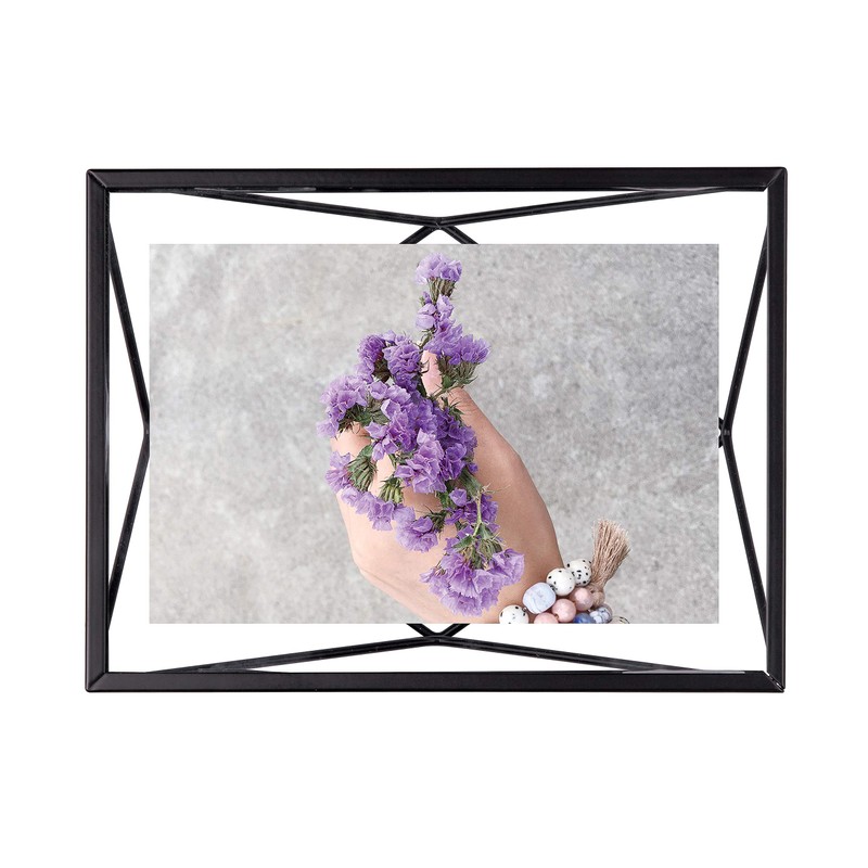 Umbra Prisma Picture Frame, 4x6 Metal Photo Display for Desk