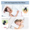 Swtmerry Flat Pillows for Sleeping,Ultra Thin Bed Pillows Standard Size