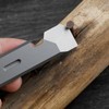 UCCKEYI TC4 Titanium Keychain Pry Bar Pendant Tool Crowbar Opener