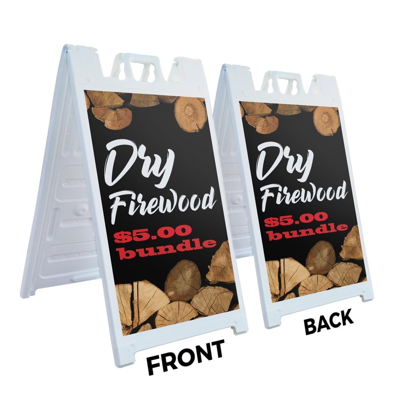 Dry Firewood $5.00 a Bundle 24" x 36" Double Sided