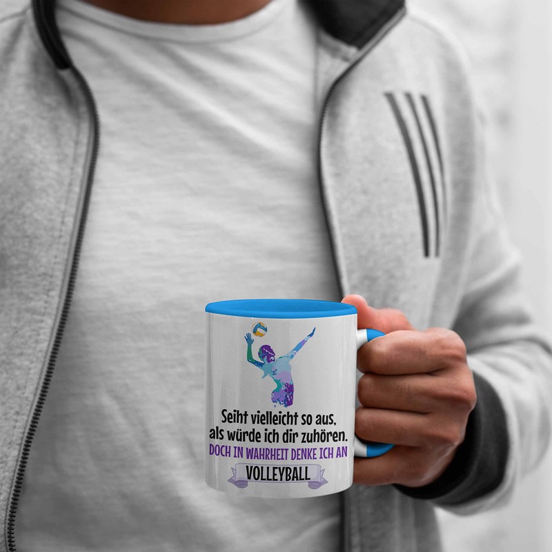 Trendation - Volleyball Gift Cup Coach Men Girls Coffee Accessories