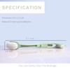 Bird Cage Cleaning Brush,Two Brush Heads,Long-Handled Tool for Cleaning Parrot
