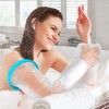 Funda impermeable para ducha, Vendaje de Ducha Hermético, Manguitos Reutilizables