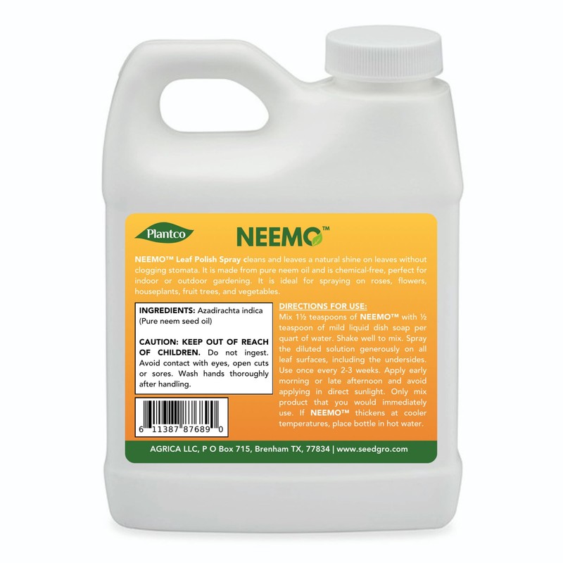 Neem Oil Spray for Plants & Roses - Neem Azadirachtin
