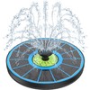 SZMP Solar Fountain 3.5W Bird Bath Fountains with Tender Green