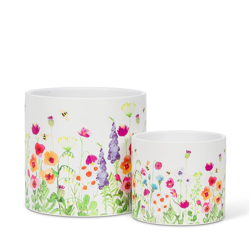 Abbott Collection Small Bee Garden Planter - Ceramic (4.5" D)