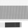 60 Pcs Retractable Pen Refills, 0.7mm Pen Refills Black Ballpoint
