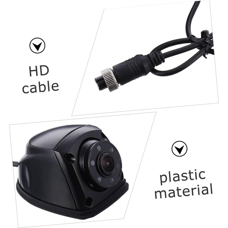 jojofuny 1pc Side View for Trucks Vehicle-Mounted Security Monitor Wide