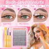 Manga Lash Clusters Kit 8-14mm Natural Eyelash Clusters DIY Lash