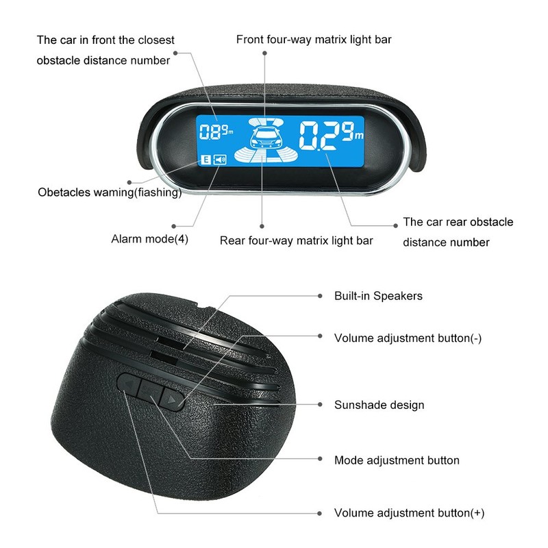 Parking Sensors 8/Sensors Electronics Cars Parking Assistance Reversing Radar Car