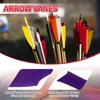 PATIKIL 4 Inch Arrow Vanes, 20 Pack Turkey Feather Fletching