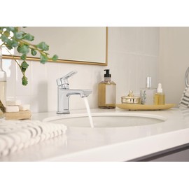 Peerless P1512LF Flute Bathroom Faucet, 1.0 GPM Flow Rate, Chrome