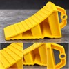 Wheel Chock for Vehicle Parking – Portable ABS Tire Stop