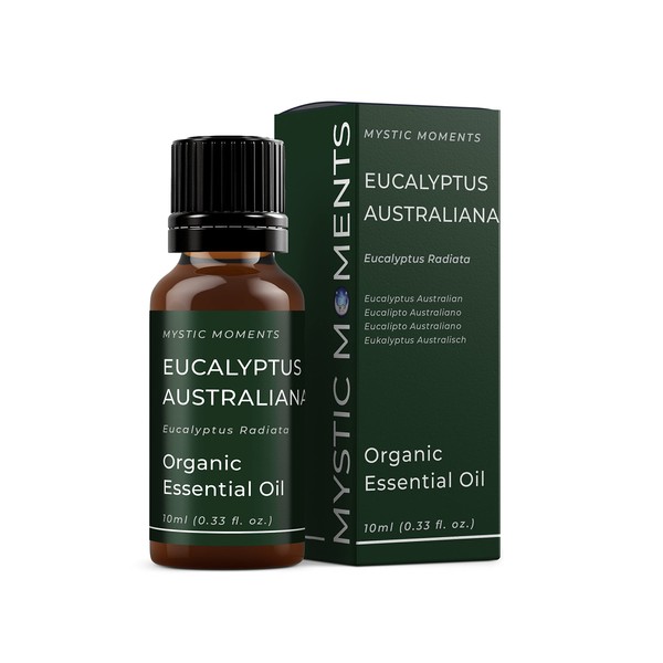 Mystic Moments Eucalyptus Australiana (Radiata) Organisches Ätherisches Öl - 10ml - 100% Reines