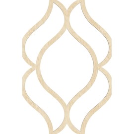 Ekena Millwork WALW16X23X0250VILBI Medium Villarreal Decorative Fretwork Wood Wall Panels, Birch