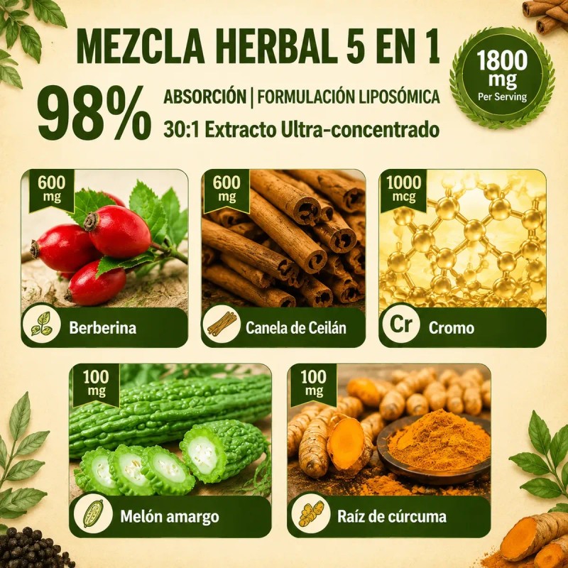 Toyocare Berberina Canela Ceilán Gotas
