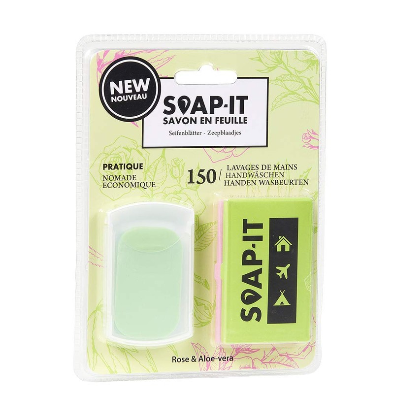 Soap-It Soap Sheets - 150 Soap Paper - Soap for