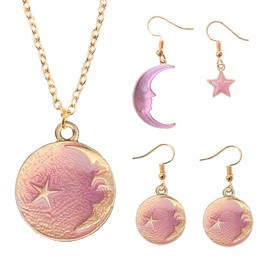 130 Pieces Jewelry Charms, BetterJonny Mixed Sun Stars Moon Earth Planet Pendants for Jewelry Making DIY Necklace Bracelet Earring…