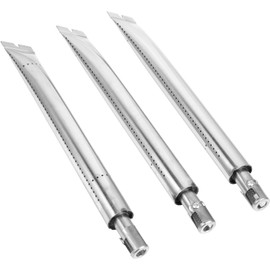 GriHero 18629 Stainless Steel Burner Tube Burner for Broil King Signet & Sovereign Gas Grill Accessories, 36.3 cm Dual Tube Burner Replacement Parts, Pack of 3