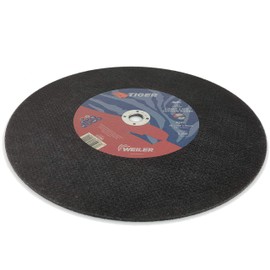 Weiler 57035 14" X 1/8" Tiger Ao Heavy Duty Type 1 Large Cutting Wheel, A30S, 20Mm A.H, High Speed Saw (Pack of 10)