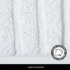 HOMESCAPES Spa Supreme Luxury Pedestal Mat, White, Very Heavy 1800