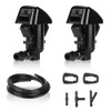 Front Windshield Washer Nozzles Kit 2 Meters Fluid Hose with