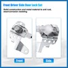 A ABSOPRO 1 Set Front Left Side Door Lock Cylinder