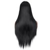 WIGER Long Black Wigs Natrual Black 1B Straight Black Hair