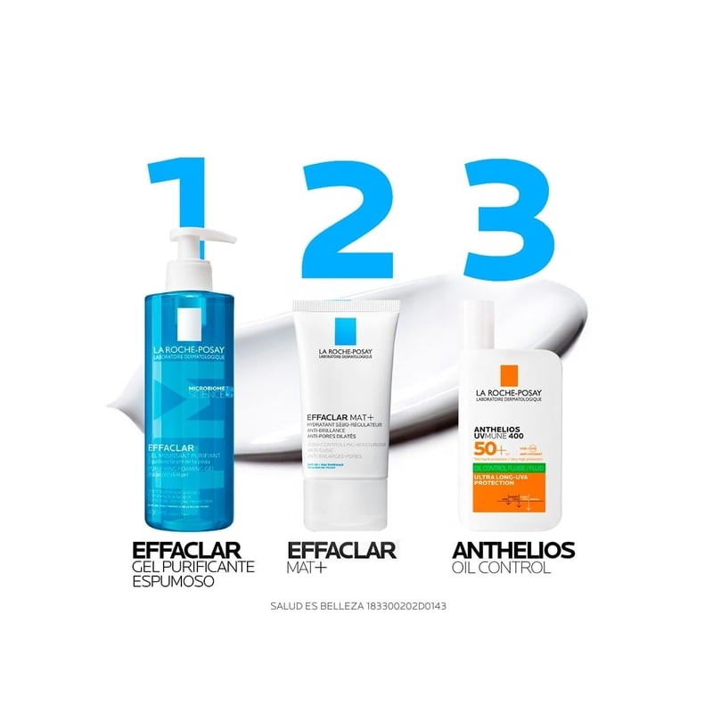 Crema facial La Roche Posay matificante y humectante para piel