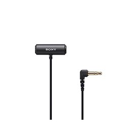 Sony Micrófono estéreo ECMLV1 de Solapa