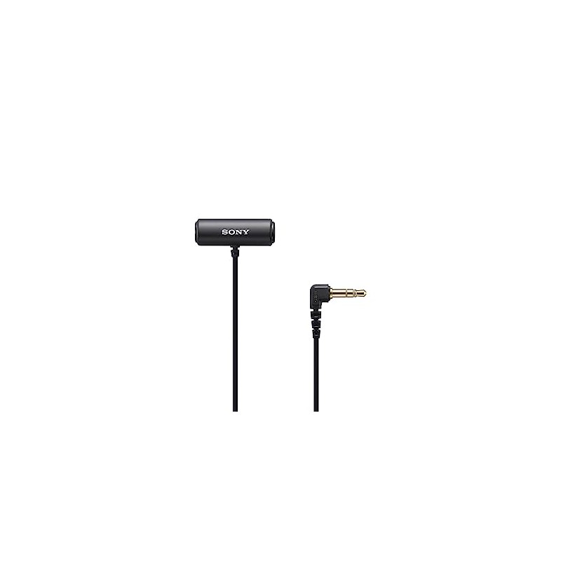 Sony Micrófono estéreo ECMLV1 de Solapa