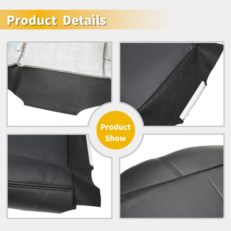 Aspaton Driver & Passenger Bottom Seat Cover Compatible with Escalade