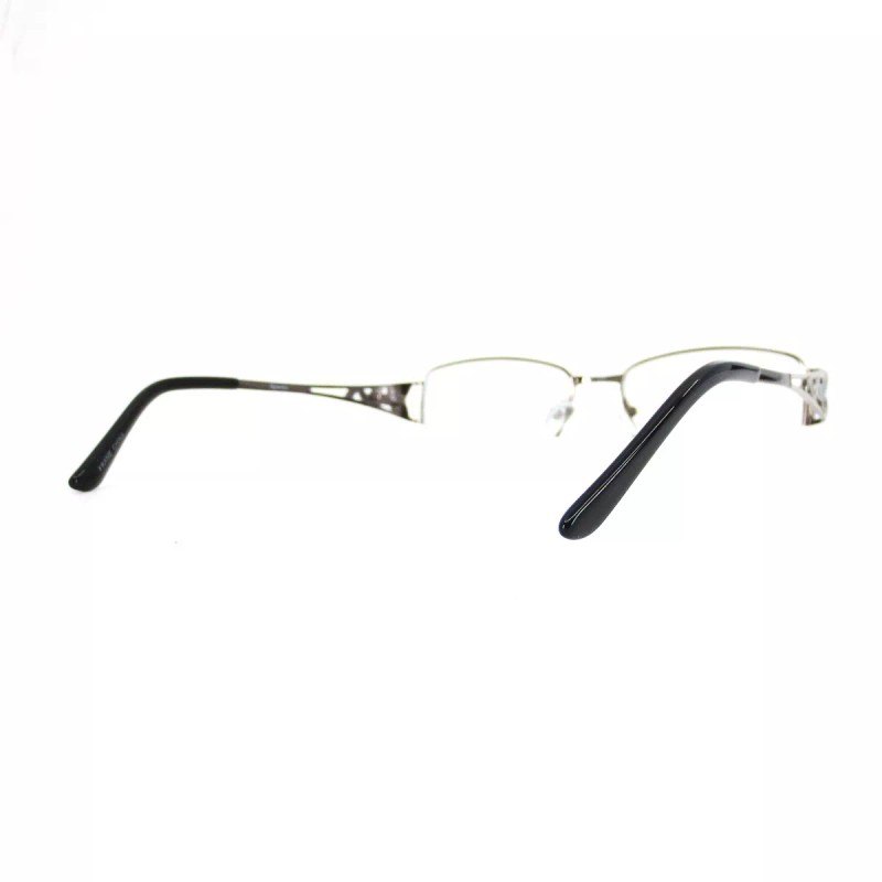 Splendor SP 7003 GM Eyeglasses Frames Grey Blue metal half