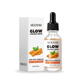 Serum Facial con Cúrcuma, Vitamina C y Niacinamide | Glycyrrhiza Uralensis | Apariencia de Piel Uniforme, Luminosidad y Textura | Skincare Coreano para Puntos Negros Suero para Imperfecciones (VitC + Curcuma)