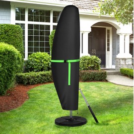 Gemitto Protective Cover for Cantilever Parasols Weatherproof UV Anti-Shock Windproof and Snow Proof for Outdoors Large 2 to 4 m