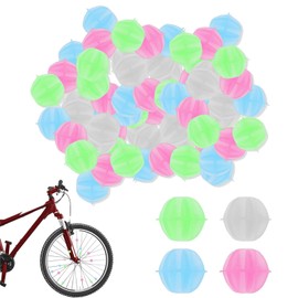 DYTHHN 108Pcs Kids Bicycle Spoke Beads Colorful Spoke Beads Bicycle Plastic Clip Bicycle Wheel Spoke Beads Cute Bike Wheel Spoke Decorations for Children's Bikes
