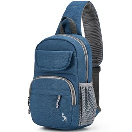 OIWAS Sling Bag for Men Women, Crossbody Bag Sling Backpack Travel Hiking One Strap Backpack, Lightweight Shoulder Chest Bag