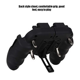 Mobile Game Controller for PUBG Mobile Controller, Joystick Remote Grip Aim Keys for 4.7-7.0 inch Phones, Cellphone Gamepad Accessories, with Cooling Fan