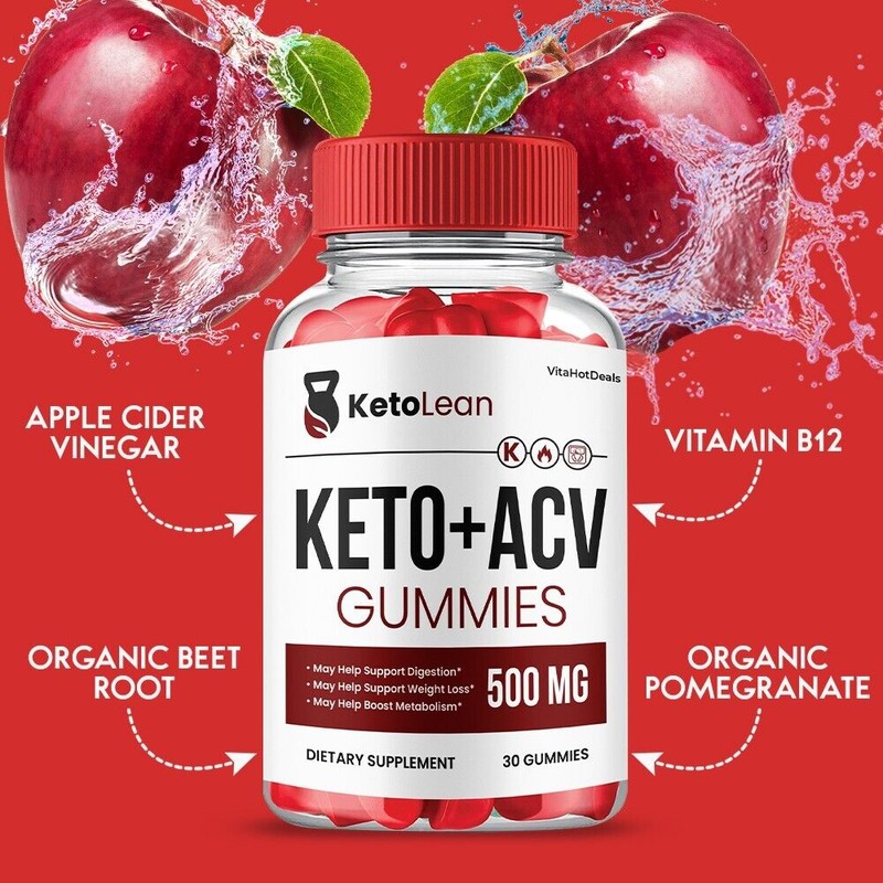 Keto Lean ACV Gummies, Apple Cider Vinegar, Max Strength Formula