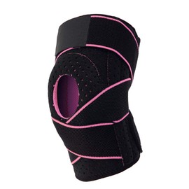 Rodillera Deportiva 4 Colores, Apoyo de Ejercicio para Rodilla, Para Aliviar el Artritis Rodilla de Menisco Dolor y y Protección de Deportiva(rosa)   