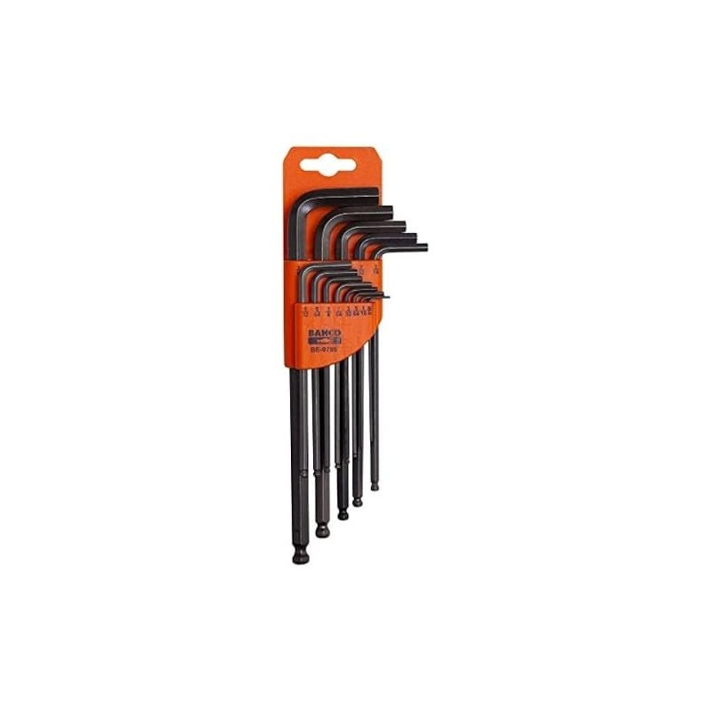 Bahco BE-9785 Hexagon Offset Screwdrivers Set, 17 Piece