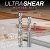 Ultra-Shear Solid Carbide Flush Trim Router Bits, 1/2" CD, 1/2"