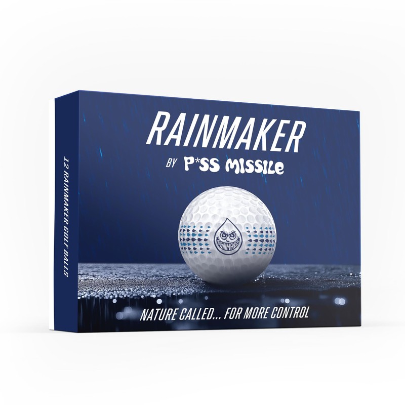 Raimaker Golf Balls by P*ss Missile - Performance Control, Spin,