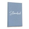 Hochzeitideal Family Register 'Amore' Made of Bookbinding Linen (Denim Blue)