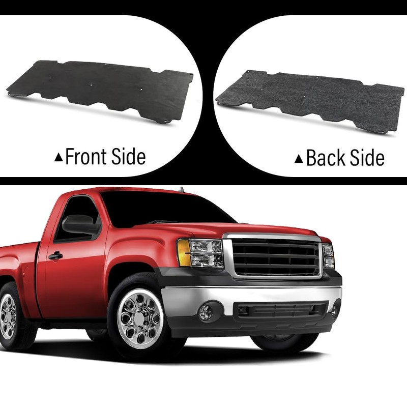 G-PLUS Front Upper Hood Insulation Pad with Clips Compatible with