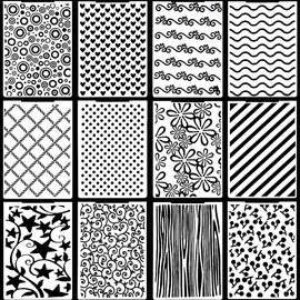Pack of 12 Embossing Folders Plastic Embossing Folder Transparent Embossing Folder Washable Embossing Folder for Card Making Photo Album Scrapbooking Decoration Grass and Wood (14.8 x 10.5 cm) (Style