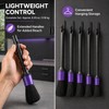 Car Detailing Brush Set, 5-Pack Purple Detail Brushes for Interior