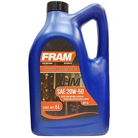 FRAM MAF20W50L5 High Mileage SAE 20W-50